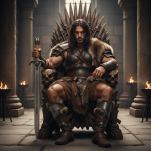 Miecz Father inspirowany Conan Barbarzyńca z Zawieszką 97 cm JT6225B - 2