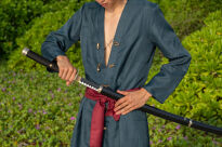 Miecz Katana Roronoa Zoro Yubashiri One Piece Drewniany JT10510 - 5