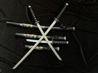 ZESTAW KATANA WAKIZASHI TANTO ZE STOJAKIEM 5KM31-3PC - 5