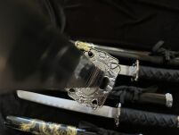 ZESTAW KATANA WAKIZASHI TANTO ZE STOJAKIEM 5KM31-3PC - 6
