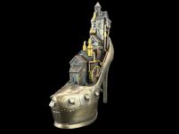STEAMPUNK WZGÓRZE MIASTA W  SZPILCE VERONESE (WU76936A4 ) - 5