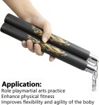 Nunchaku Piankowe Łańcuchowe do Treningu Smok dla Początkujących i Zaawansowanych 989 - 12