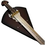 Miecz Króla Ragnara Lothbroka inspirowany WIKINGOWIE 100 cm z zawieszką BY-150B - 13