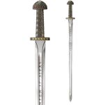 Miecz Króla Ragnara Lothbroka inspirowany WIKINGOWIE 100 cm z zawieszką BY-150B - 15