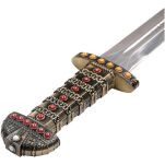 Miecz Króla Ragnara Lothbroka inspirowany WIKINGOWIE 100 cm z zawieszką BY-150B - 18