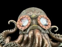 STEAMPUNK OŚMIORNICA NA ŚCIANĘ zawieszka VERONESE  (WU76559A4) - 3