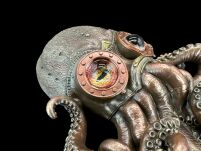 STEAMPUNK OŚMIORNICA NA ŚCIANĘ zawieszka VERONESE  (WU76559A4) - 4