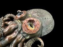 STEAMPUNK OŚMIORNICA NA ŚCIANĘ zawieszka VERONESE  (WU76559A4) - 7