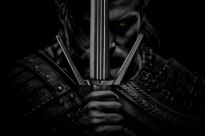 OSTRY Wielki miecz Geralta inspirowany Wiedźmin The Witcher z pochwą 9321 - 5