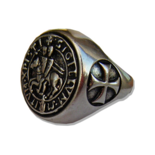 HISTORYCZNY PIERŚCIEŃ  TEMPLARIUSZY(AG801/19.01)