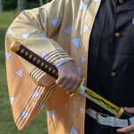Miecz Katana Demon Slayer Zenitsu Agatsuma's Nichirin Drewniany JT10053 - 15