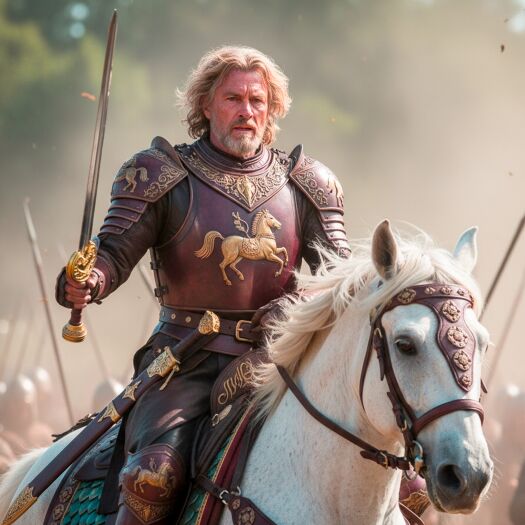 Miecz Króla Theodena Herugrim Inspirowany Lord of The Rings z Zawieszką 97 cm JT6203B