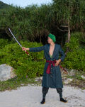 Miecz Katana Roronoa Zoro Sandai Kitetsu One Piece Drewniany JT10513-2 - 8