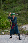 Miecz Katana Roronoa Zoro Sandai Kitetsu One Piece Drewniany JT10513-2 - 11