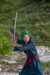 Miecz Katana Roronoa Zoro Sandai Kitetsu One Piece Drewniany JT10513-2 - 12