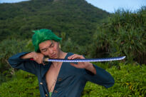 Miecz Katana Roronoa Zoro Sandai Kitetsu One Piece Drewniany JT10513-2 - 18