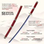 Miecz Katana Roronoa Zoro Sandai Kitetsu One Piece Drewniany JT10513-2 - 2