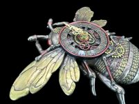 STEAMPUNK ZEGAR ścienny PSZCZOŁA VERONESE  WU77408A4 - 2