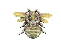 STEAMPUNK ZEGAR ścienny PSZCZOŁA VERONESE  WU77408A4 - 8