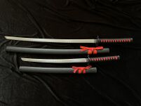 ZESTAW KATANA I WAKIZASHI ZE STOJAKIEM 4KM84 - 3