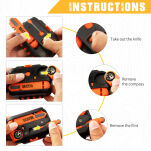 Zestaw Przetrwania Multitool Survivalowy 27w1 Niezbędnik JJH - 4