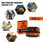Zestaw Przetrwania Multitool Survivalowy 27w1 Niezbędnik JJH - 6