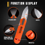 Zestaw Przetrwania Multitool Survivalowy 27w1 Niezbędnik JJH - 7