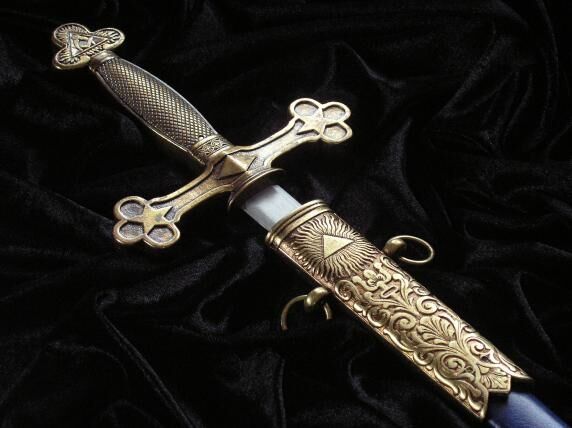 FREIMAURS DEKORATIVE SCHWERT XVIII - XIX Jahrhundert (4119)