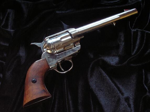 AMERIKANISCHE Kavallerie REPLIK - DER ALTE KOLT REVOLVER 1873. (1191 / NQ)