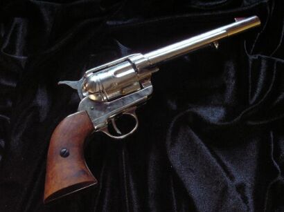 AMERIKANISCHE Kavallerie REPLIK - DER ALTE KOLT REVOLVER 1873. (1191 / NQ)