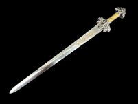 EKSKLUZYWNY Nożyk do listów miniaturka historyczny miecz wikingów 27 CM PLUS STOJAK (02) - 7