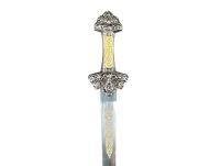 EKSKLUZYWNY Nożyk do listów miniaturka historyczny miecz wikingów 27 CM PLUS STOJAK (02) - 10