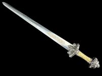 EKSKLUZYWNY Nożyk do listów miniaturka historyczny miecz wikingów 27 CM PLUS STOJAK (02) - 12