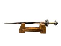 EKSKLUZYWNY Nożyk do listów miniaturka historyczny miecz wikingów 27 CM PLUS STOJAK (02) - 14
