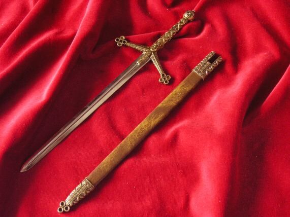 CLAYMORE SWORD mit Scheibchen-Brieföffner (F-3047)