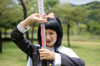 Miecz Katana Demon Slayer Kanao Tsuyuri's Drewniany JT10663 - 7