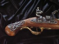CZARNOPROCHOWY BRYTYJSKI PISTOLET SKAŁKOWY Z XVIII w. (1196-L) - 3