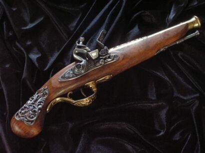 BLACK POWDER GUN BRITISH Im achtzehnten Jahrhundert Steinschloss (1196 / L)