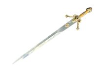 EKSKLUZYWNY Nożyk do listów miniaturka historyczny miecz szkockich górali claymore 27 CM PLUS STOJAK (22) - 10