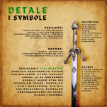 EKSKLUZYWNY Nożyk do listów miniaturka historyczny miecz szkockich górali claymore 27 CM PLUS STOJAK (22) - 4