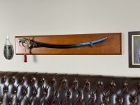 POLNISCHE Offiziere SABRE wz 1921 GLATT ohne Scheide auf dekorative Tafel - 5