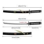 Tanto Mini Kill Bill Bridges Katana Nożyk do Listów ze Stojakiem SW-360H - 7