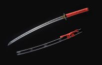 MIECZ SAMURAJSKI KATANA JAPOŃSKA DO TRENINGU STAL 1060 KOD + STOJAK BL-7 - 2