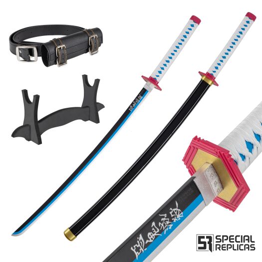 Miecz Katana Demon Slayer Tomioka Giyuu's Drewniany JT10654