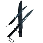 Miecz Katana Ninja x 2 Zestaw Treningowy 68 cm oraz 45 cm D104 - 3