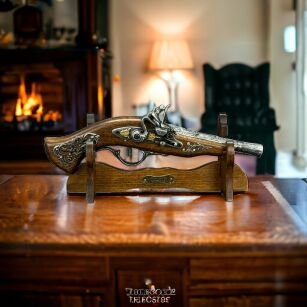 RICHLY graviert GERMAN Donnerbüchse (W165)