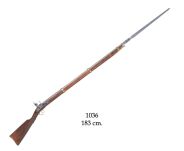 NAPOLEOŃSKI MUSZKIET Z BAGNETEM Z 1806 r. repliki broni palnej (1036) - 5