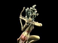 Mała Meduza Gorgona symbol potęgi Veronese WU78266AP - 2