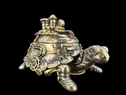 STEAMPUNK SZKATUŁKA ŻÓŁW VERONESE  WU77389A4