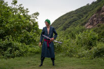 Miecz Katana Roronoa Zoro Nidai Kitetsu One Piece Drewniany JT10664P-2 - 4